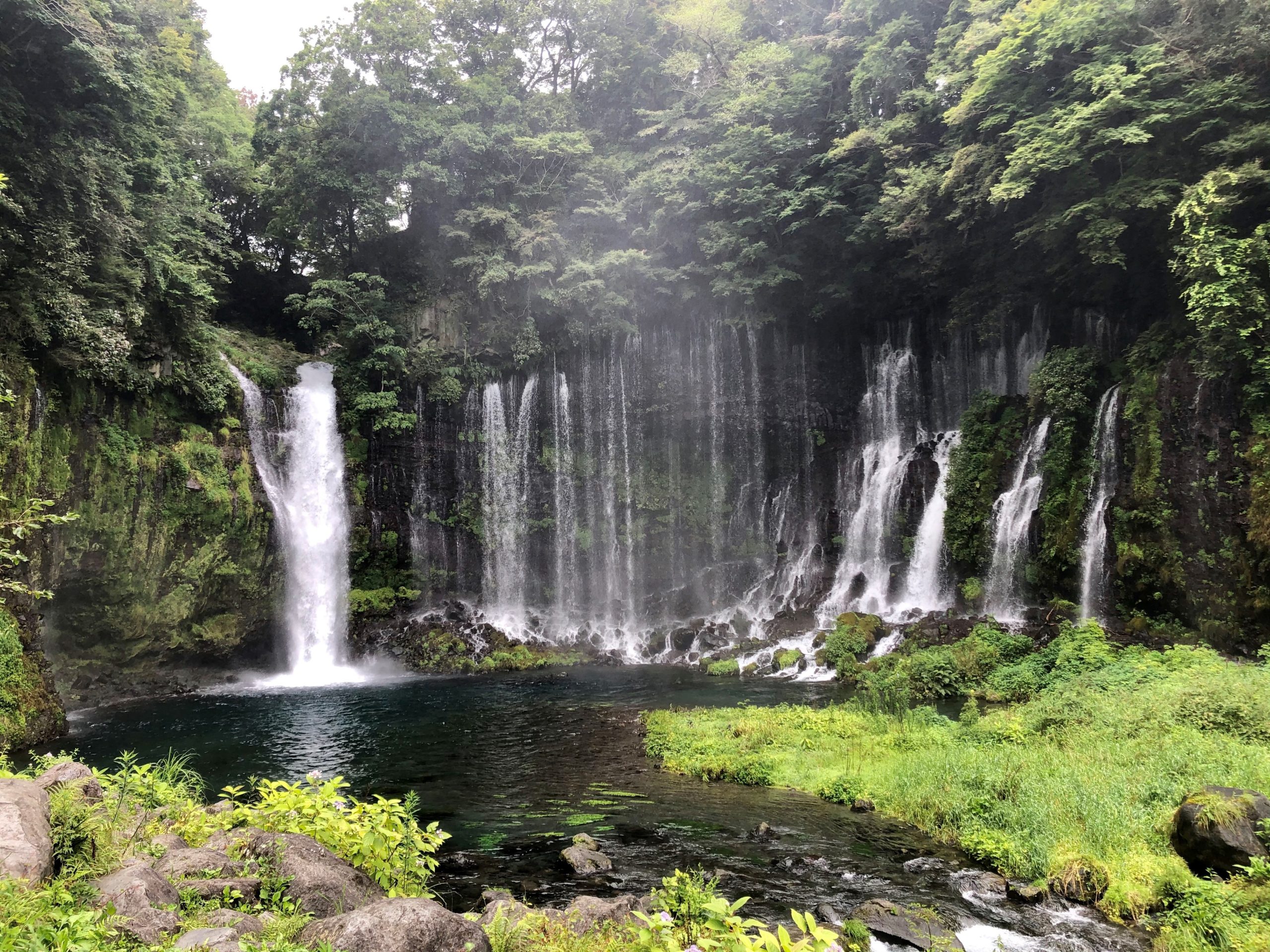 Waterfalls, nature around Mount Fuji