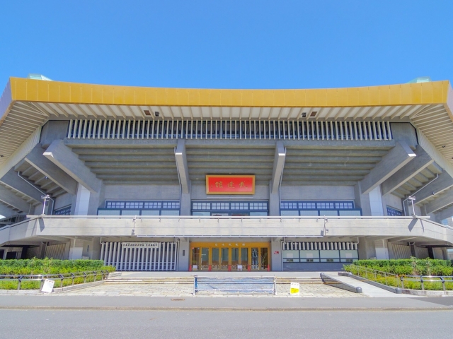 武道館で入学式